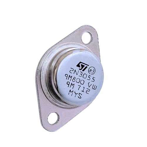 20Pcs NPN Power Transistor 15A 100V 115W 2N3055 NPN High Power Transistor Transistors for Power Supply Circuits Series and Shutdown Controllers Kit