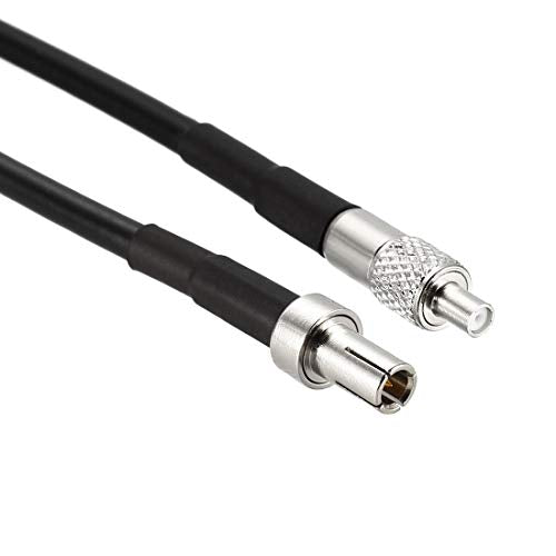 uxcell TS9 Male to TS9 Female RF Coaxial Extension Cable RG174 Jumper Cable 6.6 ft 2pcs - size: 6.6 Feet