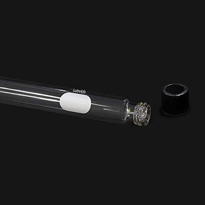40pcs 15ml Serological Test Tubes with Black Bakelite Screw Caps - color: 40pcs of Vol.15ml with black screw caps