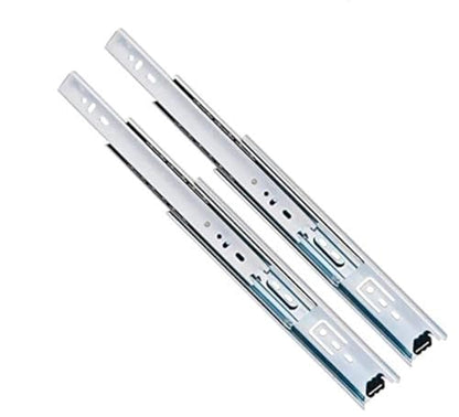 10 Pack Promark 3-Section 100 LB Capacity Full Extension Ball Bearing Side Mount Drawer Slides (14 Inches) - size: 14 Inches-10 Pack