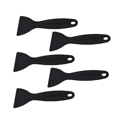 5PCS Resin Scraper, Plastic Spatula Paint Scrapers Flexible Putty Knife Air Bubble Remover Sticker Installation Tool for 3D Printing Resin Removal, Spackling, Patching, Decal, Wallpaper