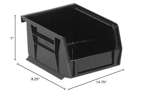 QUS240CO - 14 3/4 x 8 1/4 x 7 - Conductive Ultra Stack Bins, Quantum Storage Systems - Case of 12