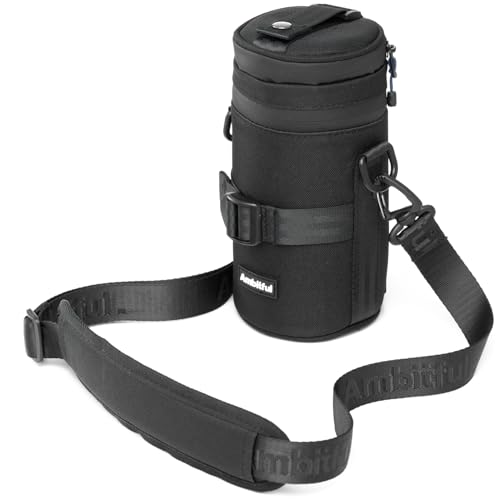 Ambitful 3.15 × 6.10 in Thick Camera Lens Pouch Case, Protection Lens bag - color: 80 × 155 mm (3.15 × 6.10 in)