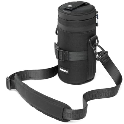 Ambitful 3.15 × 6.10 in Thick Camera Lens Pouch Case, Protection Lens bag - color: 80 × 155 mm (3.15 × 6.10 in)