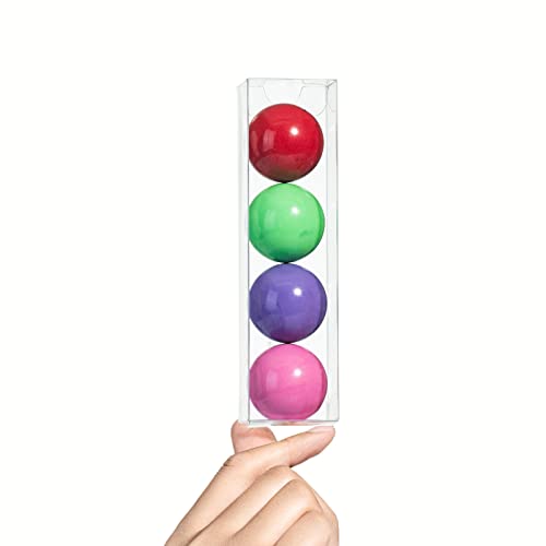 SLShePack 100PCS 1" x 1" x 4" Clear Gumball Candy Boxes, Plastic Tube, Clear Gift Boxes for Wedding - size: 1" x 1" x 4"