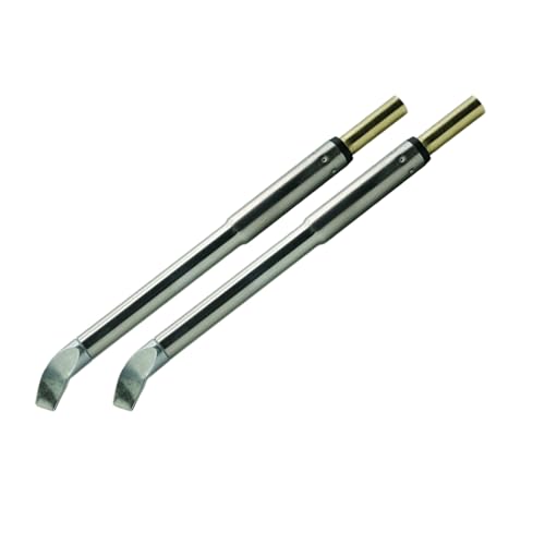Metcal PTTC-708B PTTC Series Tweezer Cartridge for Most Standard Applications, Blade Bent 30 Degree, 412 Degree C Maximum Tip Temperature, 3.5mm Tip Size, 12.1mm Tip Length
