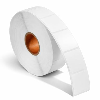1" x 1" (25 mm x 25 mm) Blank Square QR Code Label, Square Removable Labels, Price Stickers for Both Home and Office, No Residue, 1380 Labels
