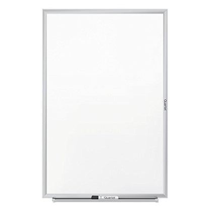 Quartet Dry Erase White Board 60"W x 36"H Non-Magnetic Whiteboard, Total Erase, Silver Aluminum Frame (S535) - color: Silver, size: 60"W x 36"H