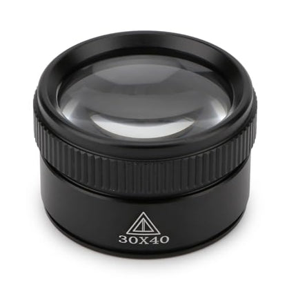 Rongon 30X Portable Jewelers Loupe Pocket Handheld Magnifier - size: 30X40MM