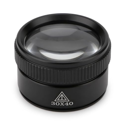 Rongon 30X Portable Jewelers Loupe Pocket Handheld Magnifier - size: 30X40MM