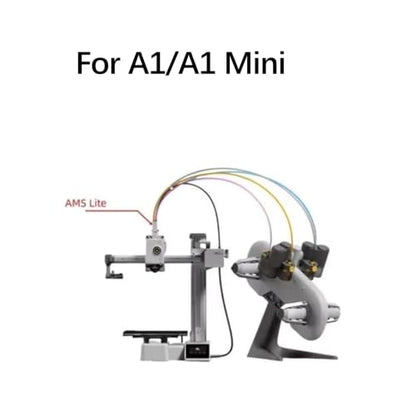 Bamboo Lab A1/A1 Mini AMS Lite Filament Hub Five Way Components Switch consumables Multi-Color Printing for Bambu Lab 3D Printer Parts - style: AMS Lite Filament Hub