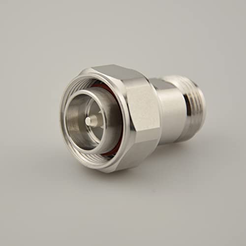 4.3-10 Mini Din Male to N Female Adaptor 4.3/10 Mini Din Male to N Female Adapter with Low PIM 160dBc - color: 4.3-10 Male to N Female