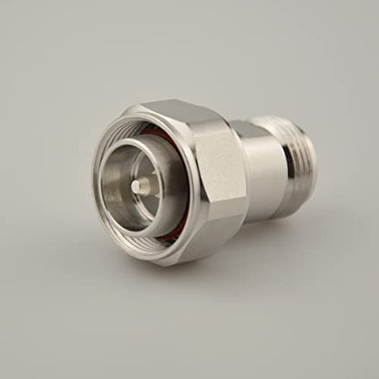 4.3-10 Mini Din Male to N Female Adaptor 4.3/10 Mini Din Male to N Female Adapter with Low PIM 160dBc - color: 4.3-10 Male to N Female