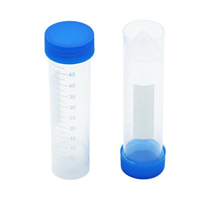 30Pcs 50ml Plastic Sample Bottle Vial Storage Container Tubes with Caps