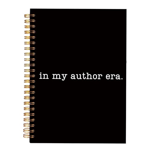KAOWT Writer Spiral Notebooks, Gifts for Writers Journal Notebook, Authors Gifts Journals for Writing, in My Author Era Notebook for Note Taking, 5.5x8.3 Inch - color: writer