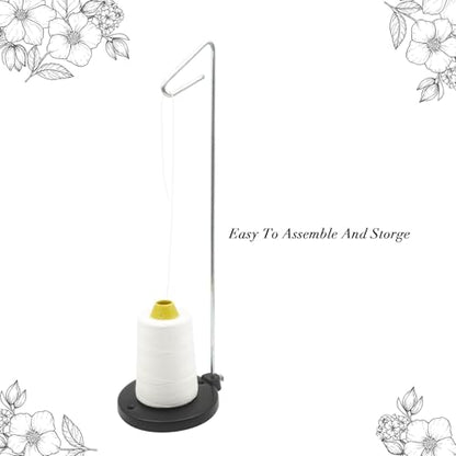 Heavy Cast Iron Thread Stand, Large Spool Holder for Sewing