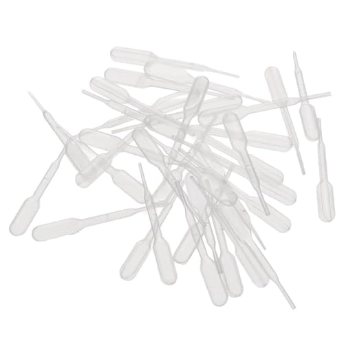 1000 Pieces 0.2 ml Transfer Pipettes with Graduations, Disposable Graduated Pipettes Disposable Dropper for Scientific Experiment, Essential Oils, Make up Tool