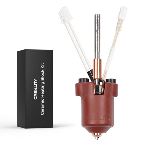 Creality Official Ender 3 V3 Plus/3 V3 Ceramic Heating Block Kit, with Integrated Nozzle, Supports 300°C High Temperature and 600mm/s High-Speed Printing 60W Fast Hotend Kit - style: For Ender 3V3/3V3 Plus