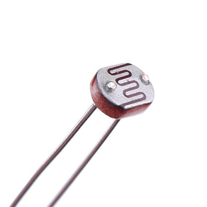 EBOOT 30 Pieces Photoresistor Photo Light Sensitive Resistor Light Dependent Resistor 5 mm (5539) - style: 5539