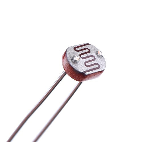 EBOOT 30 Pieces Photoresistor Photo Light Sensitive Resistor Light Dependent Resistor 5 mm (5539) - style: 5539