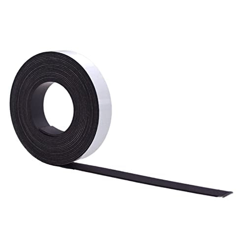 WOD MAG03-WOE Dry Erase Magnetic Whiteboard Strip Tape - 1/2 inch x 10 feet - Write On/Wipe Off for Labeling in Classrooms, Refrigerators, and Crafts - Glossy White Board - size: 1/2 In. x 10 Ft.