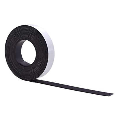 WOD MAG03-WOE Dry Erase Magnetic Whiteboard Strip Tape - 1/2 inch x 10 feet - Write On/Wipe Off for Labeling in Classrooms, Refrigerators, and Crafts - Glossy White Board - size: 1/2 In. x 10 Ft.