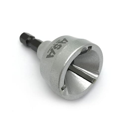 ASA Tools Deburring External Chamfer Tool, with HSS Blade, Deburring Drill Bit, Remove Burr Tools Quick Release Shank Fits for 1/8"-3/4"(3mm-19mm) - size: Deburring Drill Bit 3mm-19mm