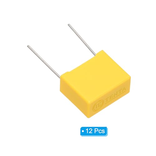 PATIKIL Safety Capacitors 12Pack 0.68uF AC 275V 15mm Pin Pitch 18x14x8mm - size: 15mm Pin Pitch, style: 0.68uF
