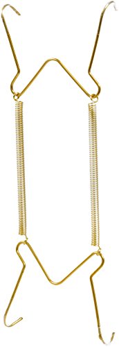 Hillman Spring-Wire Plate Hanger with Wall Hook, 5-1/2 to 8 In, 2 Pack - size: 1 Count (Pack of 1)