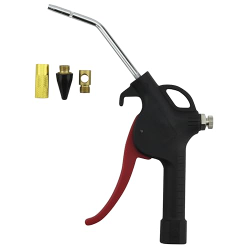 Milton S-174KIT Pistol Grip Blow Gun Kit - Safety Tip Nozzle and KWIK-CHANGE Universal Tip System - 90 Max PSI, (4-Piece)