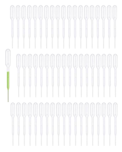moveland 350PCS 0.2ml Plastic Mini Transfer Pipettes for Aromatic Mixture - size: 0.2 ml