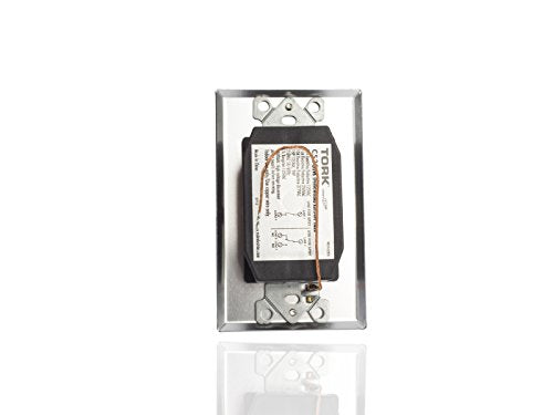 NSI TORK C530M Spring-Wound In-Wall Twist Timer with Commercial Style Metal Plate and 30-Minute Length for Automatic Shutoff of Motors or Lights, #12AWG