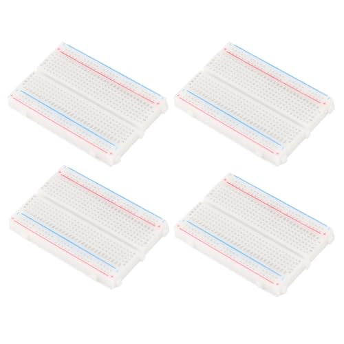 4PCS 400 Point Solderless Breadboards PCB Board Protoboard for Proto Shield Distribution Connecting Blocks