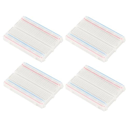 4PCS 400 Point Solderless Breadboards PCB Board Protoboard for Proto Shield Distribution Connecting Blocks