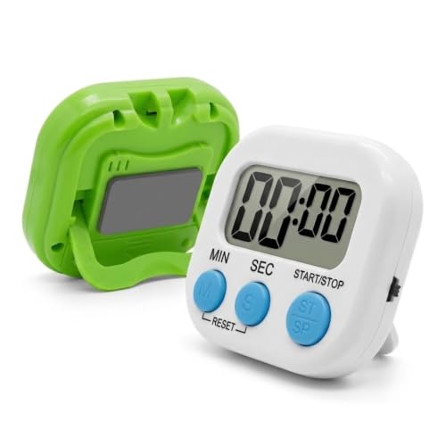 MSART 2 Pack Digital Kitchen Timers with ON/Off Switch & Loud Alarm