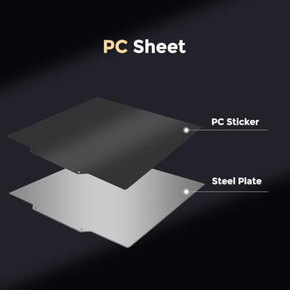 Flashforge Build Plate PC Sheet for Adventurer 5M and AD5X Series - color: PC Sheet