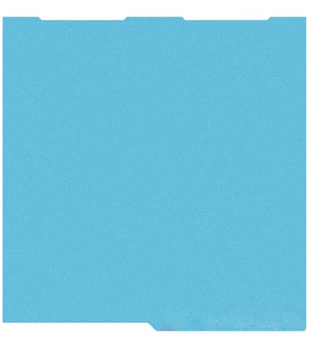 3D Printer Build Plate for AnyCubic Kobra 3, Light Blue, 256mm x 258mm, PLA PETG Compatible, Scratch Resistant Self-Recovering Surface - size: Kobra 3-256mm *258mm