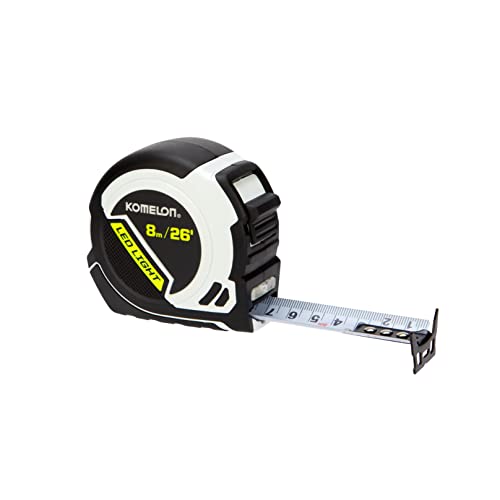 Komelon 8m/26' LED Tape Measure - Inch Metric - style: Inch Metric - 8m / 26 Foot