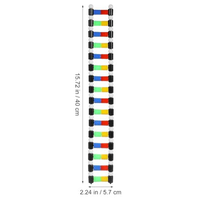 iplusmile DNA Model Kit Double Helix Structure, 3D Science Teaching Instrument for Biology Class, Genetics Learning Educational Toy for Students Kids Assembly Display - size: 17.50X10.70X2.70 centimeter