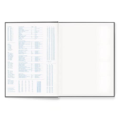 Vela Sciences Advanced E7-B Expanded Hardcover Lab Notebook, 9.25 x 11.75 in (23.5 x 30 cm), 144 Pages, Permanent Bound, 70lb Heavyweight Paper (1-Pack, Grid)