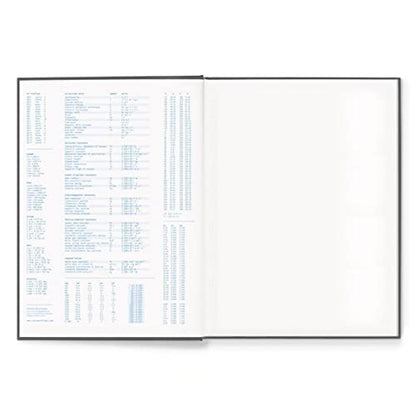 Vela Sciences Advanced E7-B Expanded Hardcover Lab Notebook, 9.25 x 11.75 in (23.5 x 30 cm), 144 Pages, Permanent Bound, 70lb Heavyweight Paper (1-Pack, Grid)