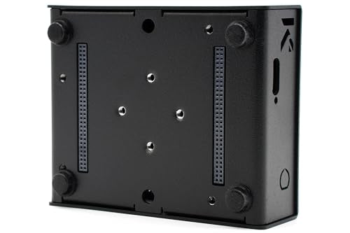 KKSB Case for Arduino Uno Q – Black Anodized Aluminum Enclosure - style: Aluminum Case