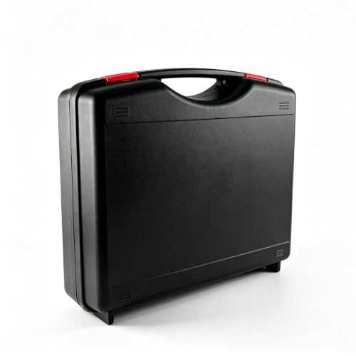 Portable Tool Box, Hard Plastic Tool Case for Tool Storage, Outdoor Storage Box for Electronics Pistols and Other Gear - Outer Size: 7.68” x 6.69” x 1.81” - size: S