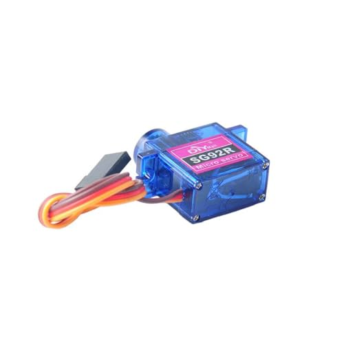 SG92R 9g Micro Servo Motor 180 Degree Controllable Angle for RC Remote Control Aircraft Model,180 Degree When PWM 500-2500usec,90 Degree When PWM 1000-2000usec,Pack of 5PCS - style: 180 degree