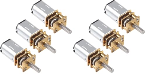 3PCS DC 6V 500RPM Speed Reduction Motor N20 3mm Shaft Mini Metal Gearwheel Gear Motor with Full Metal Gearbox Micro Motor for Robot Wheel DIY Toyst Model, DIY Engine Toys (Pack of 2) - size: 500RPM (Pack of 2), style: 6V