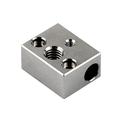1-Pack Sprite Extruder Pro Upgrade Plated Copper Heater Block High Temperature Compatible with Creality Ender 3 S1, Ender3 S1 Pro, CR10 Smart Pro, Sermoon V1 3D Printer (Copper Block)