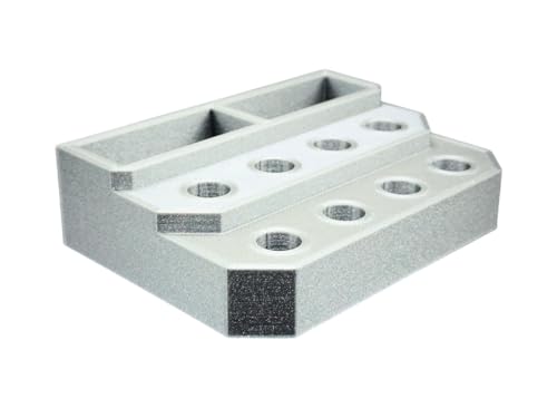 Slide Stand-14mm Eight Spaces with Segmented Storage (Graphite Burst) - color: Graphite Burst