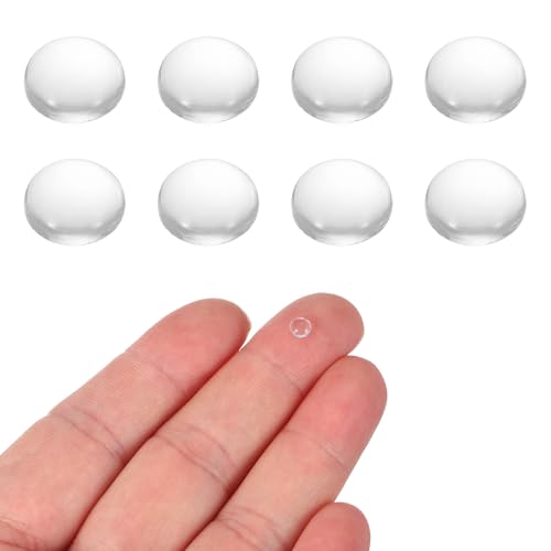 PATIKIL 8 Pack Convex Lens,8mm OD 11mm Focal Length Optical Lenses - size: 8mm OD x 3.2mm H x 11mm Focal L