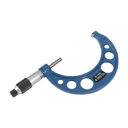 HFS(R) 3-4" Range Outside Micrometer - Ultra-High Precision, 0.0001" Graduation - size: 3-4"x0.0001", style: Pro Ratchet Comfort