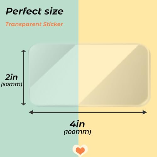 Clear Waterproof Removable Label Stickers 4"x2" 120pcs Vinyl for Kitchen Food Storage Jars Freezer Bottles, Write-On, Oil Resistant, Peel and Stick, w/Marker Pen - color: Large Clear